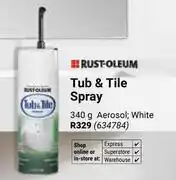 Builders Warehouse Rust Oleum Tub & Tile Spray 634784-340g offer