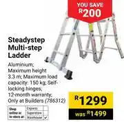 Builders Warehouse Steadystep Multi Step Ladder 786312 offer