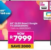 Game Skyworth 65(165cm) QLED Smart Google TV 65Q6600H offer