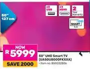 Game Samsung 50(127cm) UHD Smart TV UA50U8000FKXXA offer