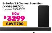 Game Samsung B-Series 3.1 Channel Soundbar HW-B650F/XA offer