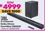 Game JBL 3.1 Channel Dolby Atmos Soundbar SB580 offer