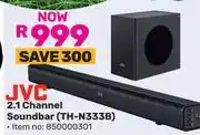 Game JVC 2.1 Channel Soundbar TH-N333B offer