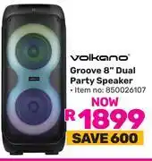 Game Volkano Groove 8 Dual Party Speaker offer