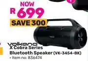 Game Volkano X Cobra Series Bluetooth Speaker VK-3454-BK offer