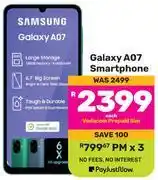 Game Samsung Galaxy A07 Smartphone offer