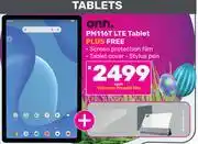 Game ONN PM116T LTE Tablet Plus Free Screen Protection Film,Tablet Cover,Stylus Pen offer