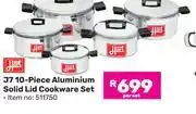 Game Hart J7 10 Piece Aluminium Solid Lid Cookware Set 511750 offer