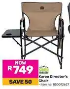 Game Campmaster Karoo Director's Chair 850012627 offer