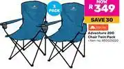 Game Ozark Trail Adventure 200 Chair Twin Pack 850025020 offer