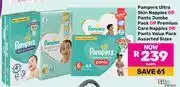 Game Pampers Ultra Skin Nappies Or Pants JP Or Premium Care Nappies Or Pants VP Assorted Sizes offer