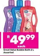 Game Great Value Bubble Bath Assorted-2Ltr Each offer