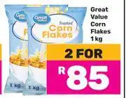Game Great Value Corn Flakes-For 2 x 1Kg offer