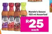 Game Nando's Sauce Assorted-125ml offer