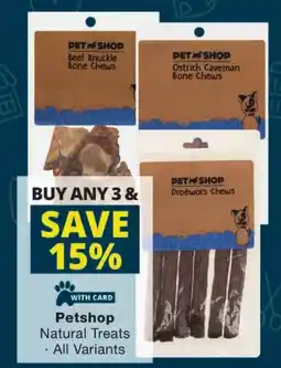 Checkers Petshop Natural Treats offer