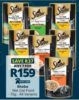 Checkers Sheba Wet Cat Food offer