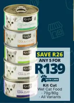 Checkers Kit Cat Wet Cat Food offer