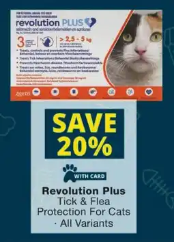 Checkers Revolution Plus Tick & Flea Protection For Cats offer