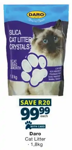 Checkers Daro Cat Litter offer