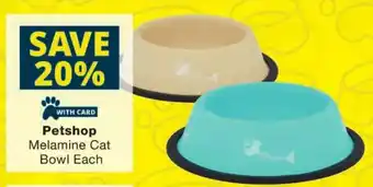 Checkers Petshop Melamine Cat Bowl offer