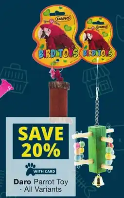 Checkers Daro Parrot Toy offer
