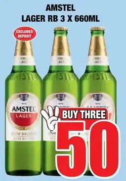 Boxer Liquors Amstel lager rb offer