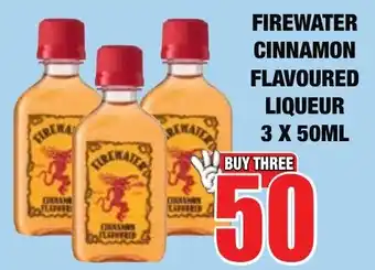 Boxer Liquors Firewater cinnamon flavoured liqueur offer