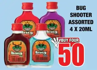 Boxer Liquors Bug shooter assorted offer