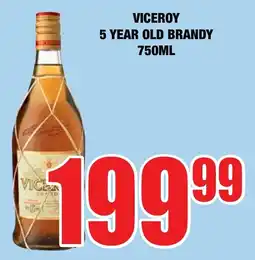 Boxer Liquors Viceroy 5 year old brandy offer