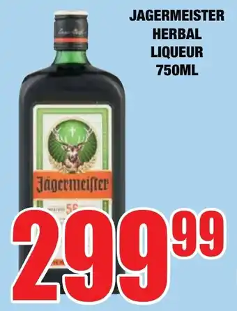 Boxer Liquors Jagermeister herbal liqueur offer