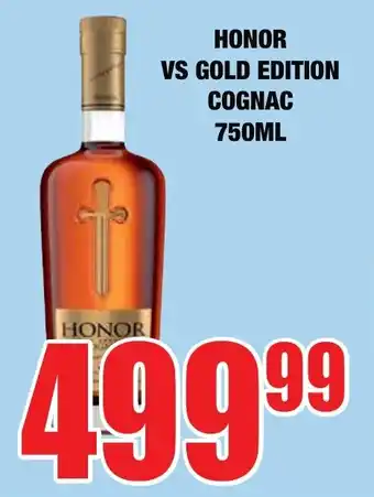 Boxer Liquors Honor vs gold edition cognac offer