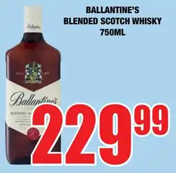 Boxer Liquors Ballantine's blended scotch whisky offer