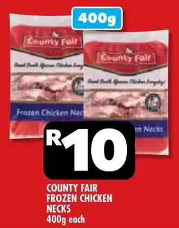 Usave County fair frozen chicken necks offer