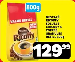 Usave Nescafé ricoffy soluble chicory & coffee granules refill offer