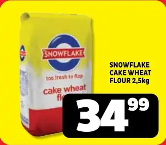 Usave Snowflake cake wheat flour offer
