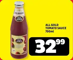 Usave All gold tomato sauce offer