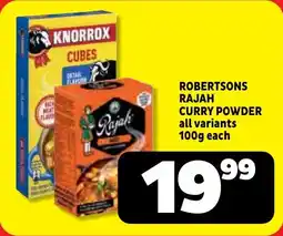 Usave Robertsons rajah curry powder offer