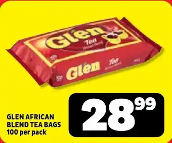 Usave Glen african blend tea bags offer