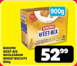 Usave Bokomo weet-bix wholegrain wheat biscuits offer