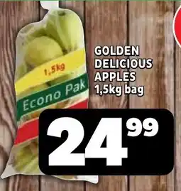 Usave Golden delicious apples offer