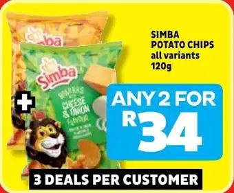 Usave Simba potato chips offer