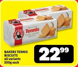 Usave Bakers tennis biscuits offer