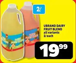 Usave Ubrand dairy fruit blend offer