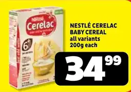 Usave Nestlé cerelac baby cereal offer