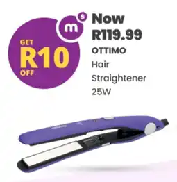Shoprite Ottimo Hair Straightener 25W offer
