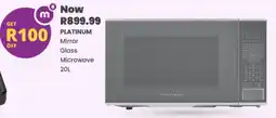 Shoprite Platinum Mirror Glass Microwave offer