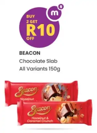 Shoprite Beacon Chocolate Slab All Variants offer