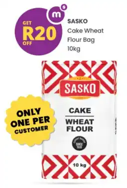 Shoprite Sasko Cake Wheat Flour Bag offer