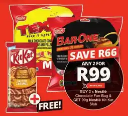 Checkers Hyper Nestlé Chocolate Fun Bag offer