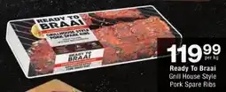 Checkers Hyper Ready To Braai Grill House Style Pork Spare Ribs offer